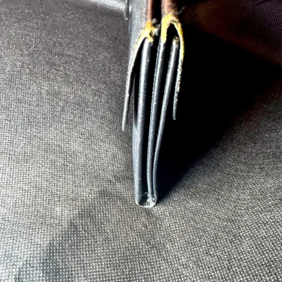 Yves Saint Laurent Clutch Vintage Lambskin Silk Lined Monogram 70s Rare YSL - Picture 5 of 12